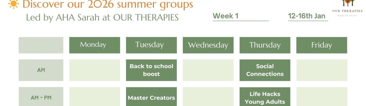 2026 Summer Group Program: Concluded